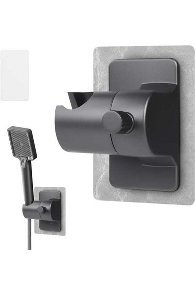 Generic Shower Head Holder Bracket, 360° Rotatable, Waterproof, No Drilling W...
