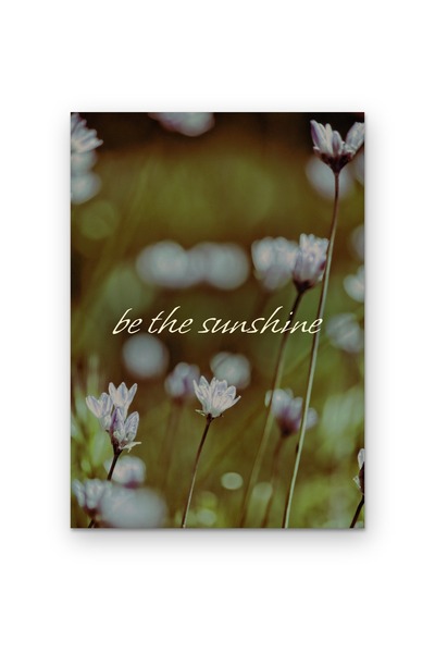 OEM Poster Cardboard 250g A4 Be the sunshine, Motivational Quote, Minimalist ...