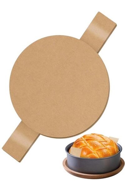 Generic 100Pack 8inch Round Parchment Paper with Handles, Sourdough Bread Sli...