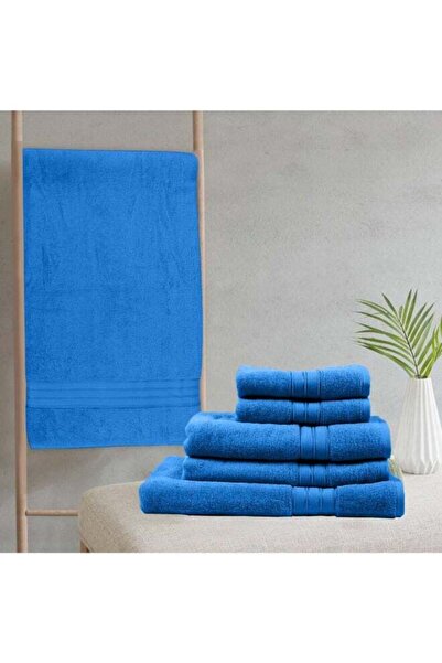 Generic Home Trendy (Blue) Premium Cotton Hand Towel (50 X 90 Cm-Set Of 2) Hi...