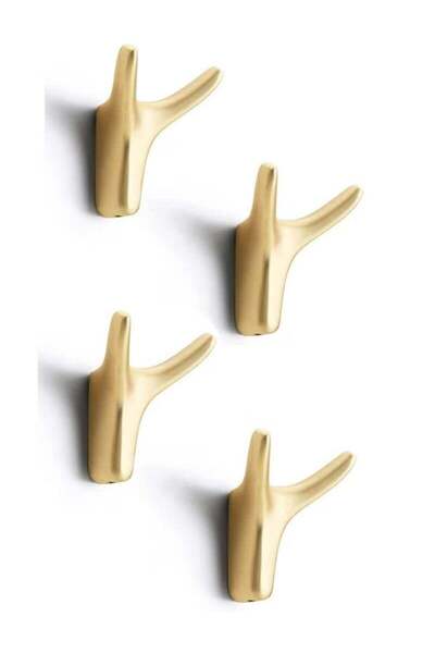 Generic Towel Hook 4-Piece Set, Coat Hook, Branch Wall Hook, Heavy-Duty Door ...