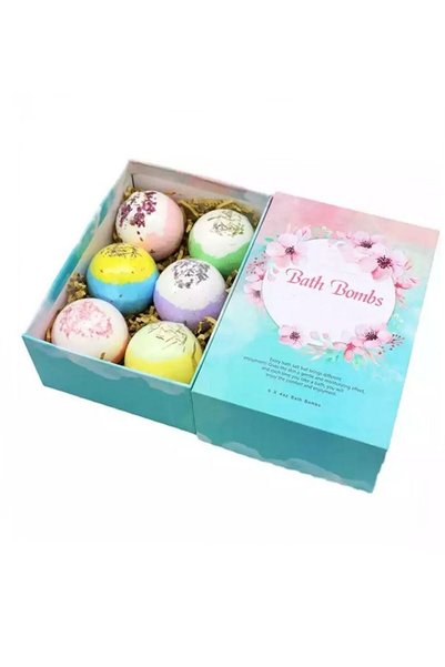 Generic Bath Bombs Gift Set Handmade Lush Bubble Fizzies Natural Essential Oil