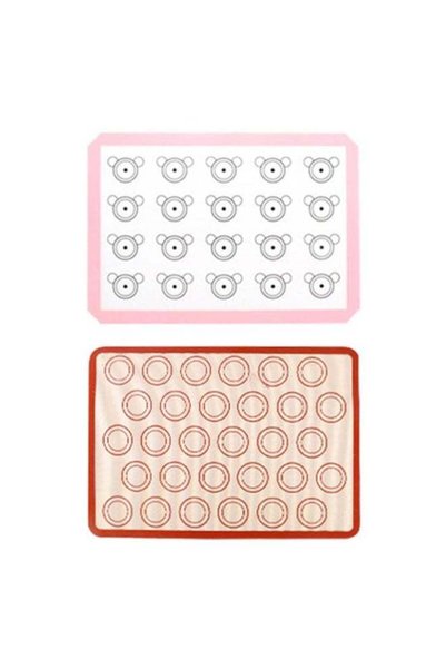 Generic JZS Silicone Baking Mat, Set of 2 Reusable Non Stick Heat Resistant S...
