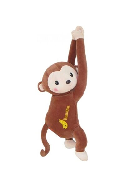 Generic Hanging Monkey Tissue Holder Brown/White 35cm