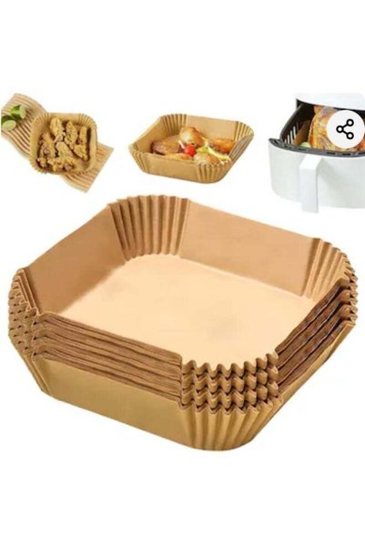 Generic 100 Pieces Air Fryer Non-stick Disposable Paper Liner Baking Paper fo...