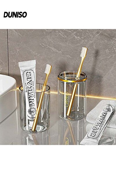 Generic Travel Toothbrush Case, 2 in 1 Dustproof Toothbrush Cover and Rinse C...