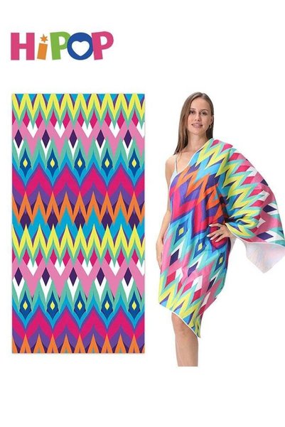 Generic Beach Towel, 70.9" x 35.4" Microfiber Beach Towel Oversized Travel To...