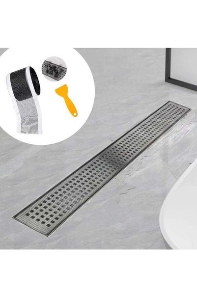 Generic SelfAdhesive Hair Filter Sticker, Disposable Shower Drain Adapter, An...