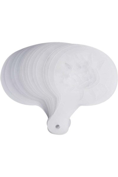 Generic 16PCS Coffee Stencils,Plastic Cappuccino Chocolate Latte Art DIY Sten...