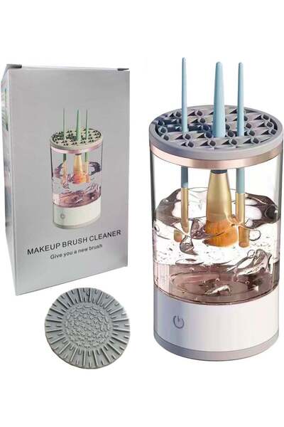 Generic Electric Makeup Brush Cleaner Machine – Automatic Spinning Cosmetic B...