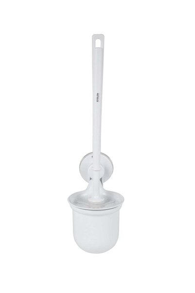 Generic Toilet Brush with Holder- EPSBA1553/ with Strong Suction Design, 2.0 ...