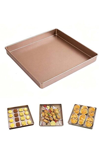 Generic 11 Inch Square Cake Pan, Deep Size Baking Pan Nonstick Cookie Sheet B...