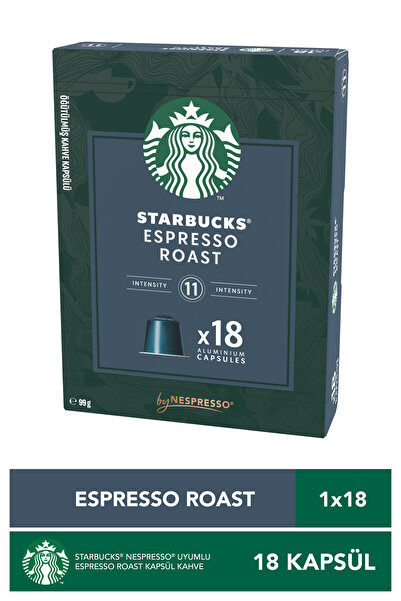 Starbucks By Nespresso Espresso Roast Kapsül Kahve 18'li