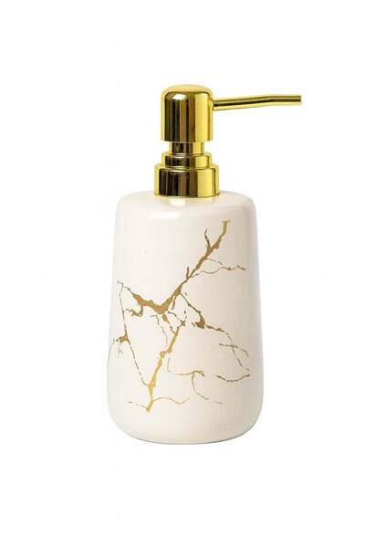 Generic BERAM Marble Ceramic Bathroom Accessories Set, Soap Dispenser, Toothb...