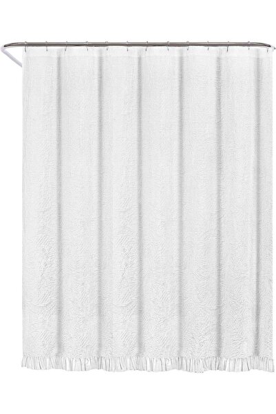 Generic GOLD MANTIS White Decorative Shower Curtain – 183 x 183 cm, Cotton Po...