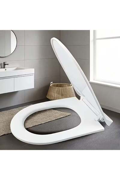 Generic Ultra-Thin Soft Close Toilet Seat Cover – Heavy Duty Bathroom WC Seat...