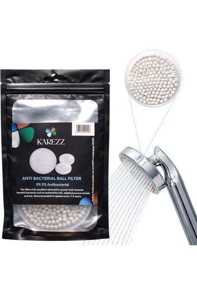 Generic Anti Bacterial Ceramic Ball Filter Replacement for Shower Head. Made ...