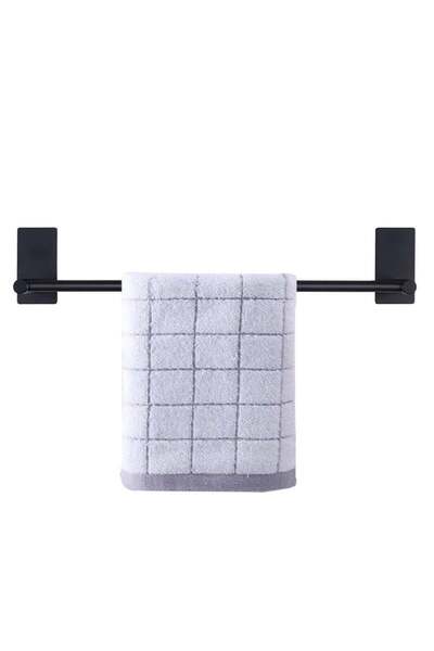 Generic Self Adhesive Bathroom Towel Bar- Stainless Steel Bath Wall Shelf Rac...