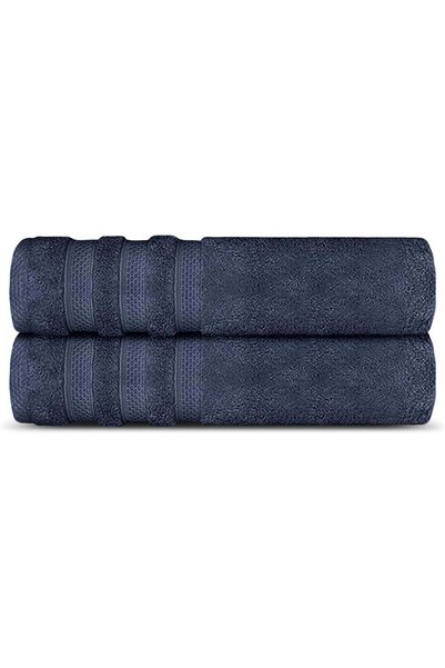 Generic Lavish Touch Ultima Luxury Bath Sheet Set of 2 | 700 GSM 100% Cotton ...