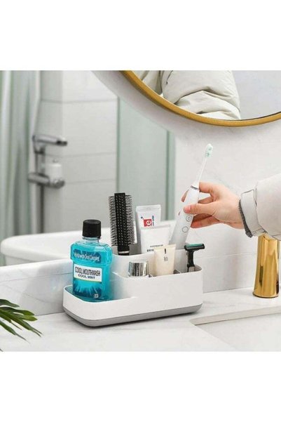 Generic 5 Slots Toothbrush and Toothpaste Holder for Bathroom Plastic Storage...
