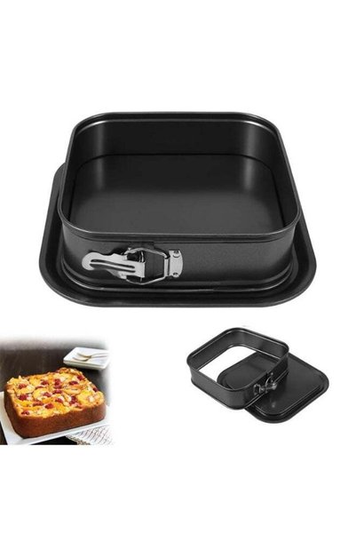 Generic 1pcs Square Springform Cake Pan, Non-Stick Metal Bake Mould Square,9....