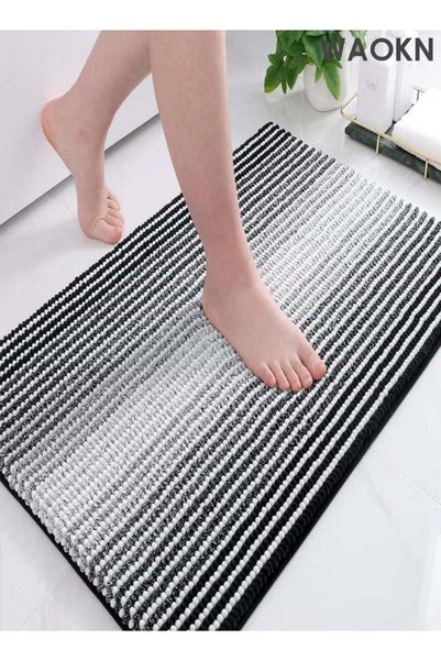 Generic Luxury Bathroom Mat Rug , Extra Soft and Absorbent Microfiber Bath Ma...