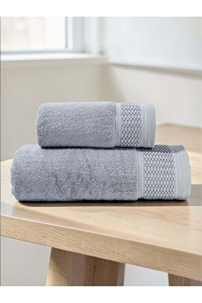 Generic Cascade Towel Set Pack of 2 | Bath Towel 70x140cm & Hand Towel 50x90c...