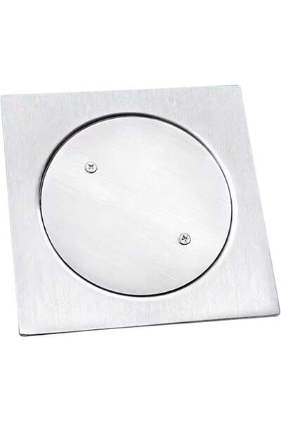 Generic Duravel 15x15cm Stainless Steel Floor Drain Trap - Grade 304 Mirror F...