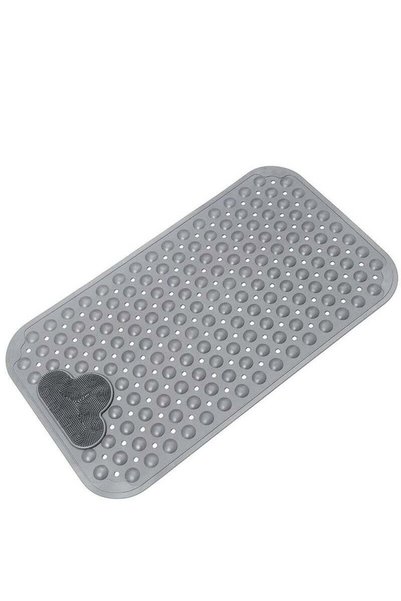 Generic Shower Mat Non-Slip Bath Mat with Suction Cups and Drain Holes, Foot ...