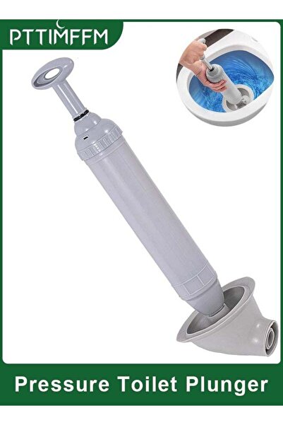 Generic High Pressure Toilet Plunger, Powerful Air Drain Unblocker Pump for T...