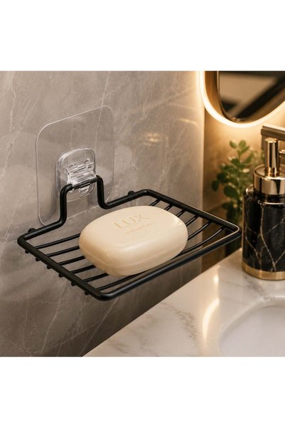 Generic Dunekart Stainless Steel Adhesive Soap Dish Holder | Wall-Mounted No-...