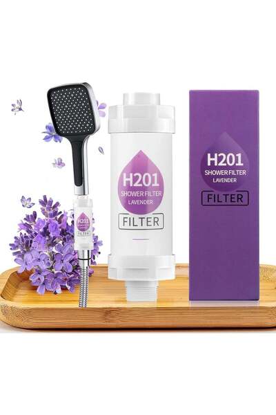 Generic Lavender Vitamin C Shower Filter – High Pressure Chlorine Removing Ha...