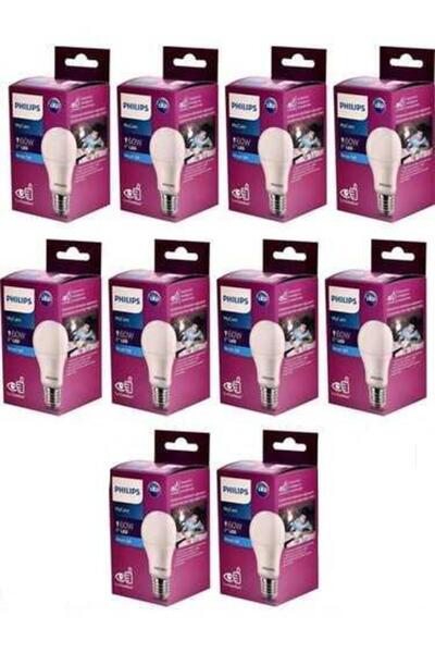 Philips MyCare LEDBulb 8W E27 Beyaz Işık 6500K Ampul - 10 Adet