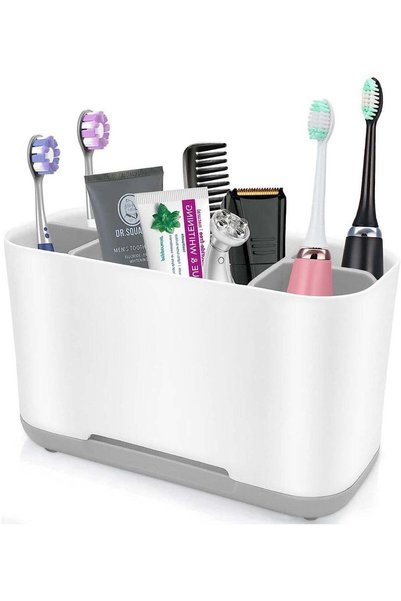 Generic Toothbrush Holder with Anti-Slip,Plastic Detachable for Easy Cleaning...