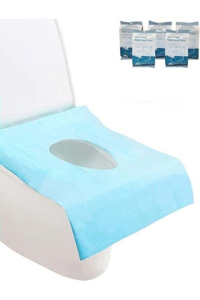 Generic 50 Pcs Disposable Toilet Seat Covers, Paper Toilet Mat Seat Cover, Ex...