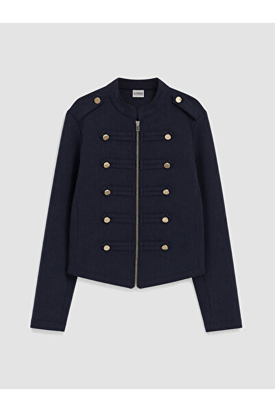 LC Waikiki Button Detailed Girls' Shirt Jacket