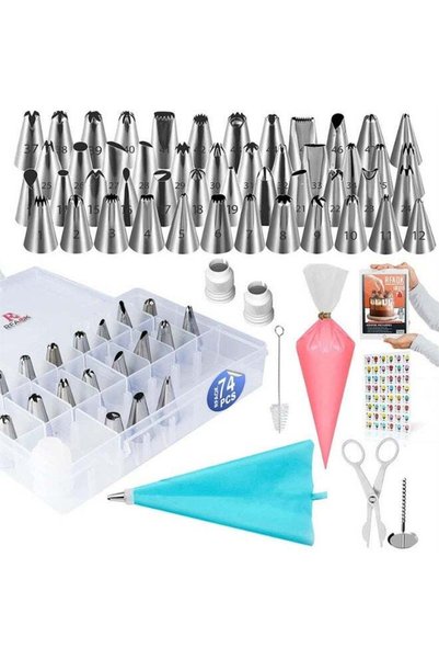 Generic 74 sets of cake decoration kits - decoration kits, baking supplies, p...