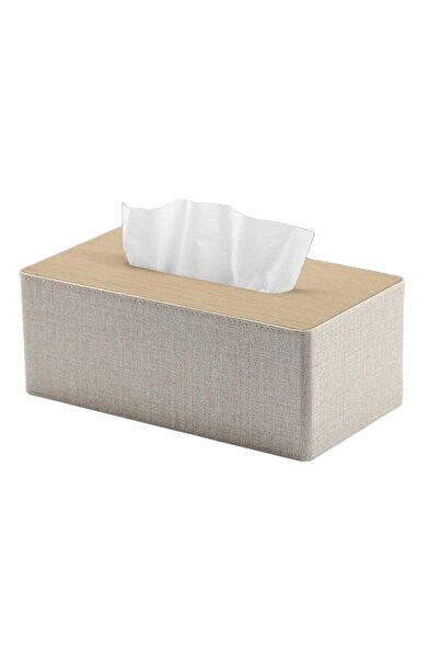 Generic Tissue Box Cover Box Holder Tissue Dispenser Home Office Leather Tiss...