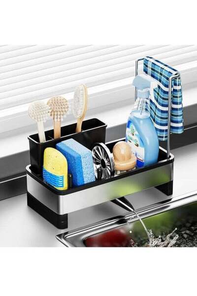 Generic Sink caddy kitchen sink organizer,Kitchen Sink Caddy,Dish Rag Holder ...