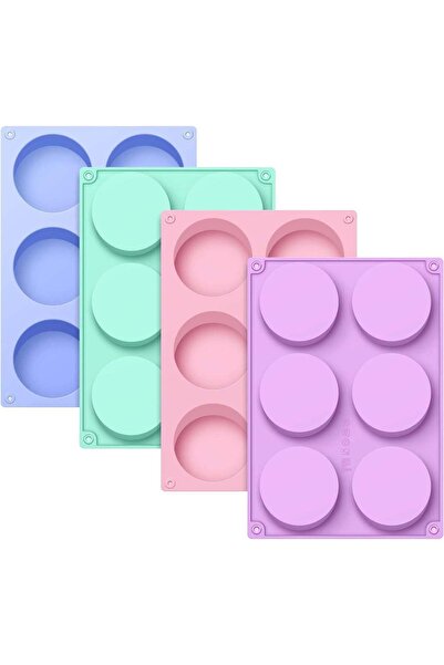 Generic 4 PCS Candy Mold, Silicone Oreo Cookie Mold, Chocolate Molds for Cand...