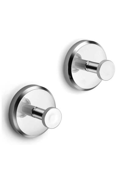 Generic 2-Piece Suction Cup Hooks, SUS 304 Stainless Steel Suction Towel Hook...