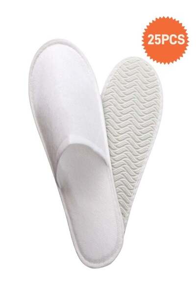 Generic 25 Pairs Disposable Slippers, Non-Slip Disposable Slippers Portable I...