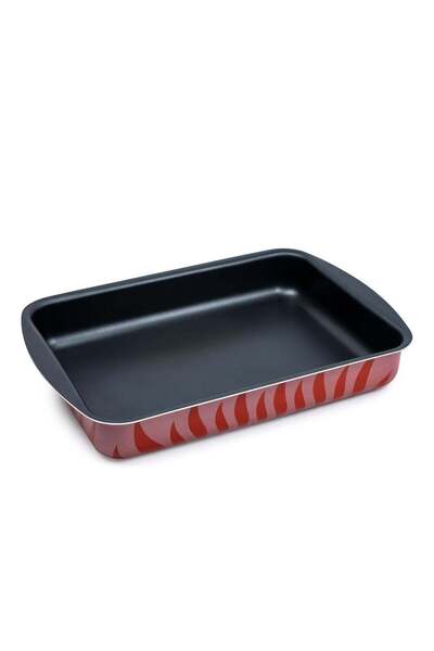 Generic Wilson Aluminium Non-Stick Rectangular Baking Tray - 35 x 25cm - Red ...