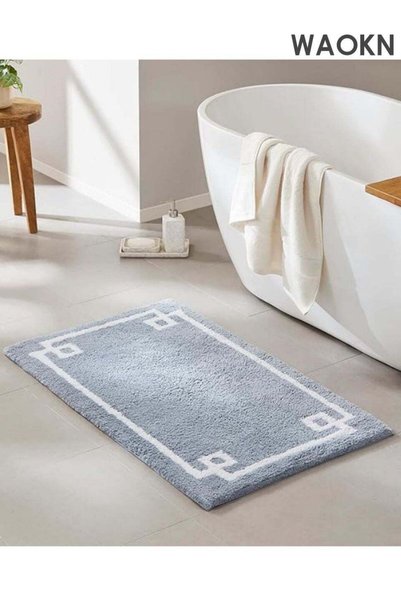 Generic 100% Cotton Bathroom Rug , Non Slip Backing-Luxrurious Tufted Plush B...