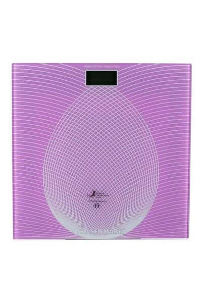 Generic Digital Weighing Scale Purple 33 x 33cm