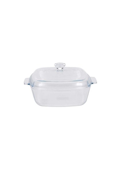 Generic Royalford 1.5 L Glass Square Baking Dish,Roasting Tray | With Lid & E...
