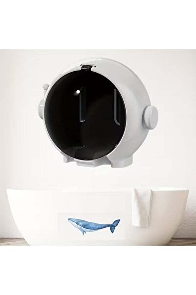 Generic [Astronaut Toothbrush Holder] 1pc Astronaut-Themed Wall-Mounted Tooth...