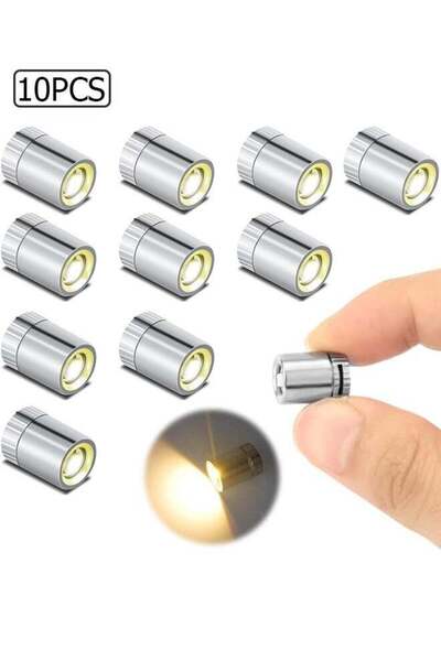 Generic Mini LED Lights - 10 PCS Small Spotlight Battery Operated Tiny SMD La...