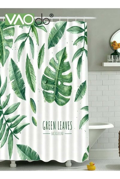 Generic Tree Leaves Botanical Shower Curtain, Impermeable Polyester Fabric Sh...