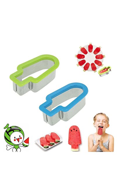 Generic Popsicle Molds for Kids, 2 Pcs Shape Mold Watermelon Slice Model, Sta...